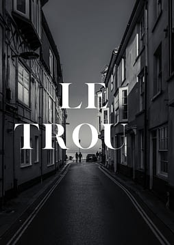 Monochrome Jaune Foncé Film Affiche